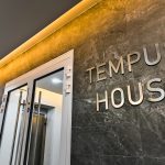 Entrance of Tempus House building.